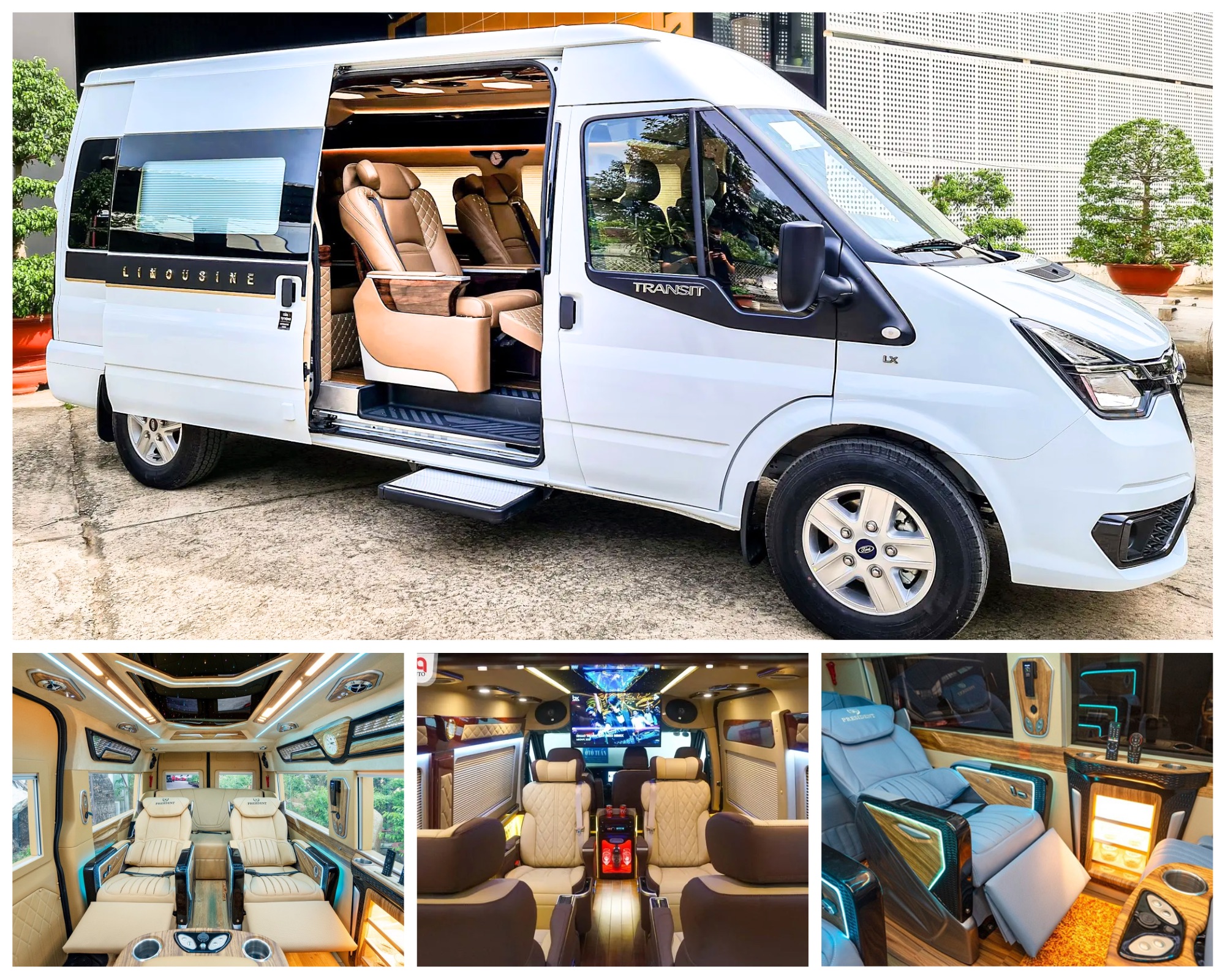 Voiture de luxe haut de gamme Limousines pour voyage sur mesure au Vietnam avec l'agence locale Tonkin Voyage